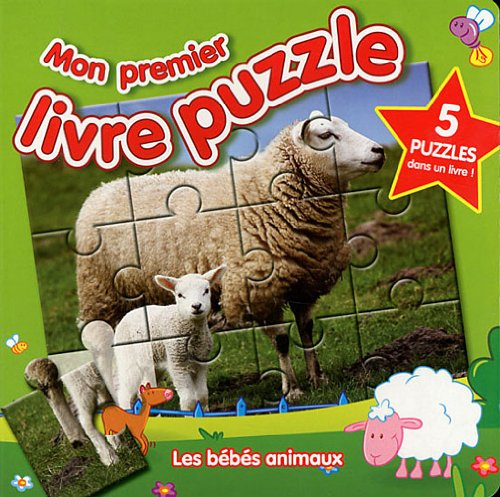 Les bébés animaux : 5 puzzles dans un livre !