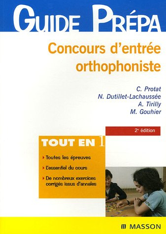 concours d'entrée orthophoniste