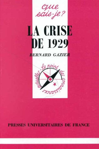 la crise de 1929