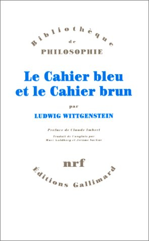 Le cahier bleu et le cahier brun