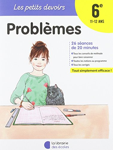 Problèmes 6e, 11-12 ans : 26 séances de 20 minutes
