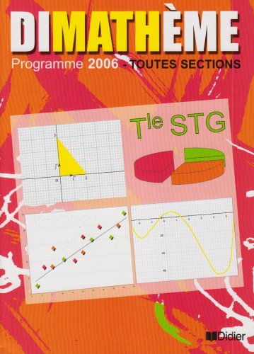 Dimathème terminale STG, toutes sections
