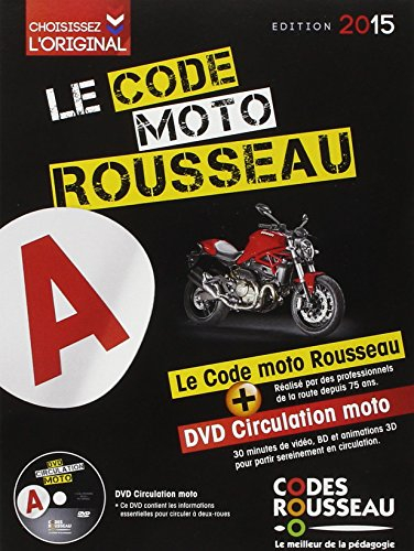 Le code Rousseau de la route moto : le code moto Rousseau + DVD Circulation moto