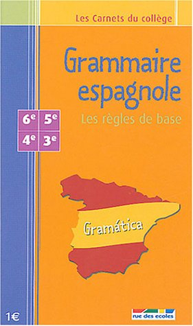 Grammaire espagnole 6e-3e : les règles de base