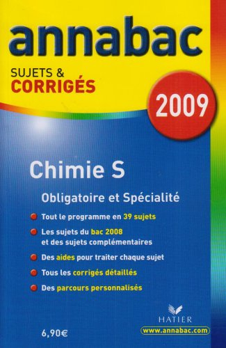 Chimie S : enseignement obligatoire et de spécialité