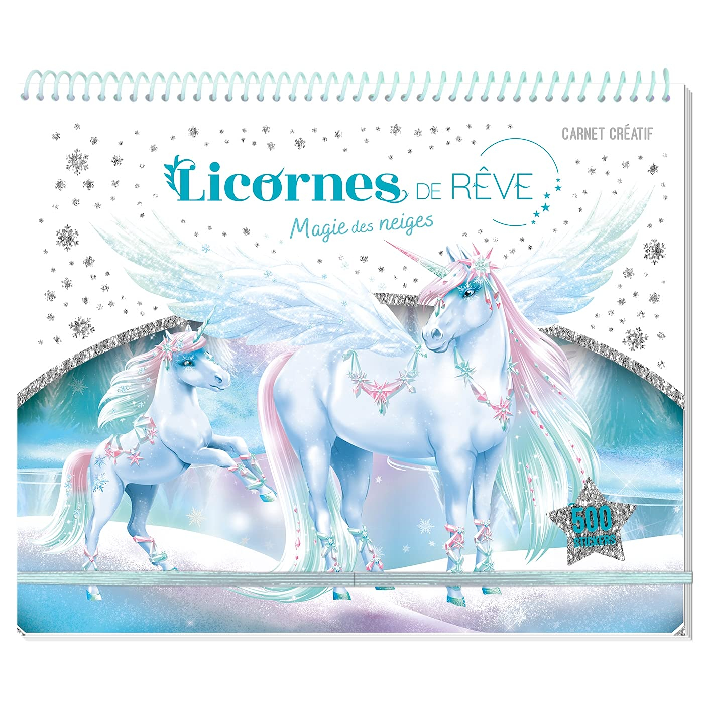 Magie des neiges : carnet créatif