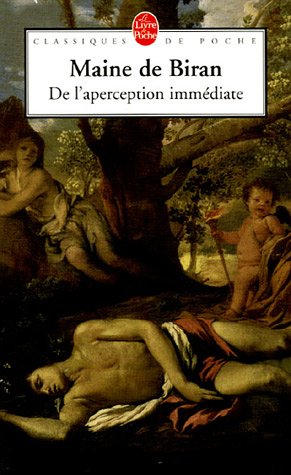 De l'aperception immédiate : mémoire de Berlin, 1807