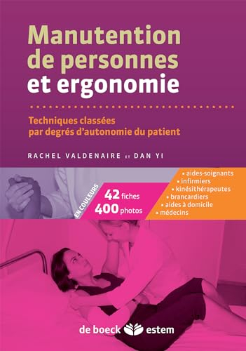 Manutention de personne et ergonomie : techniques classées par degrés d'autonomie du patient