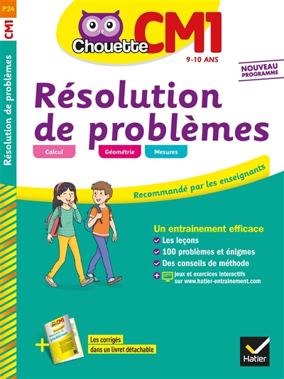 Résolution de problèmes CM1, 9-10 ans : nouveau programme