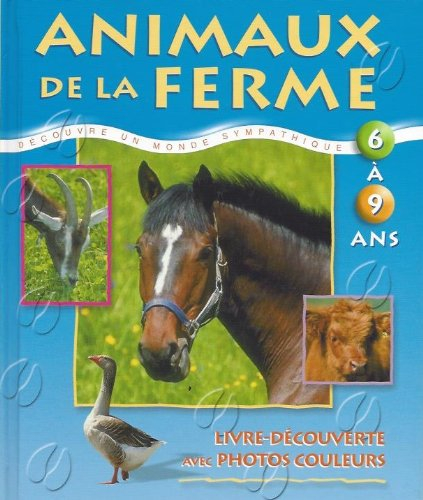 animaux de la ferme 6 à 9 ans