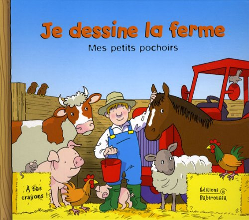 Je dessine la ferme : mes petits pochoirs