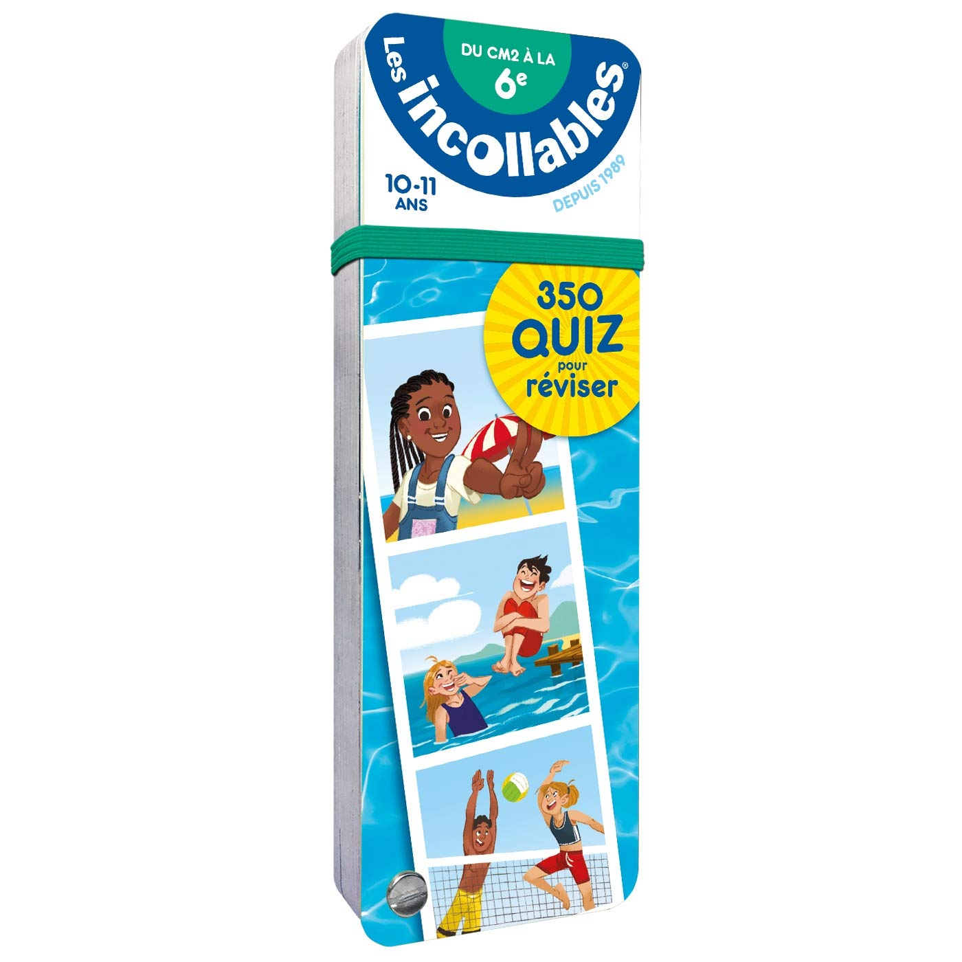 Les incollables : 350 quiz pour réviser : du CM2 à la 6e, 10-11 ans