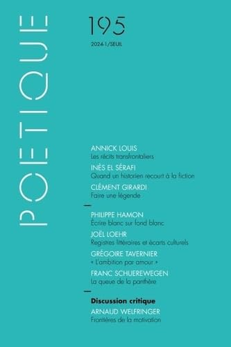 Poétique, n° 195