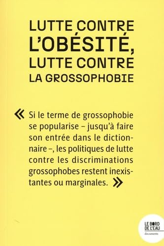 Lutte contre l'obésité, lutte contre la grossophobie