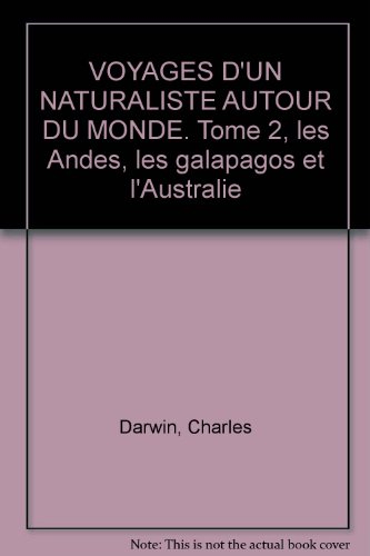 voyages d'un naturaliste autour du monde