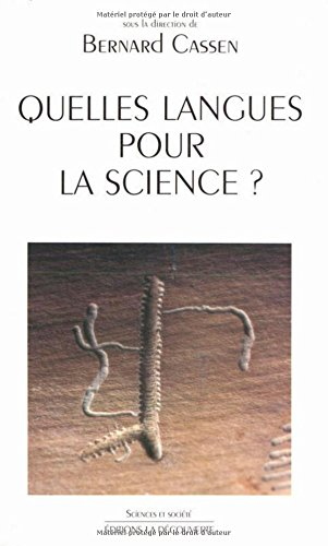 Quelles langues pour la science ?