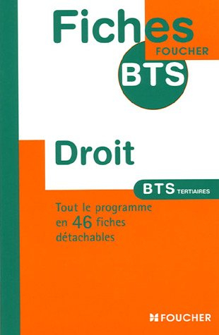 Droit, BTS tertiaire