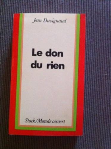 le don du rien