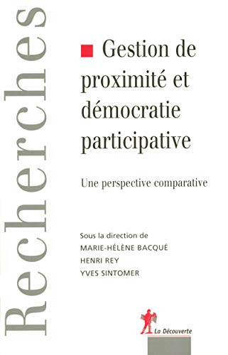 Gestion de proximité et démocratie participative : une perspective comparative