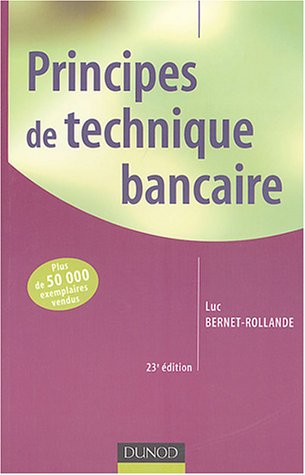 Principes de technique bancaire