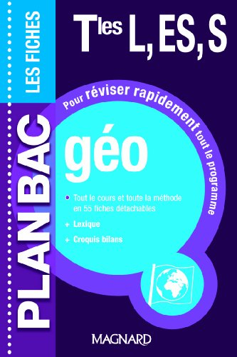 Géo, terminales L, ES, S : les fiches