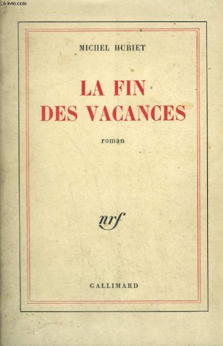la fin des vacances