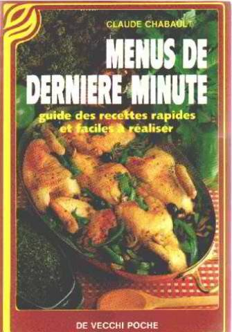 Menus de dernière minute