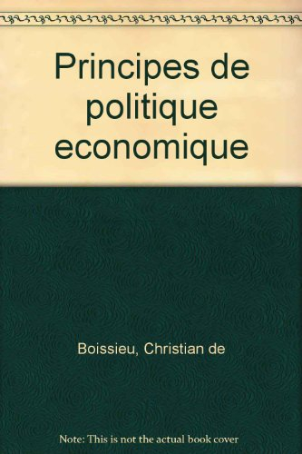 Principe de politique économique