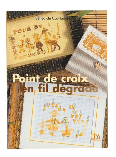 Point de croix en fil dégradé