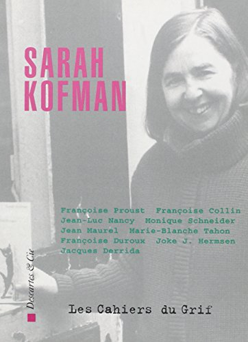 cahiers du grif  n3 - sarah kofman
