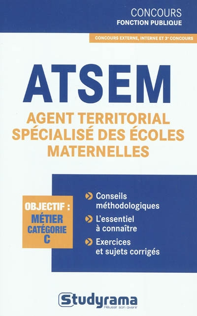 ATSEM : agent territorial spécialisé des écoles maternelles
