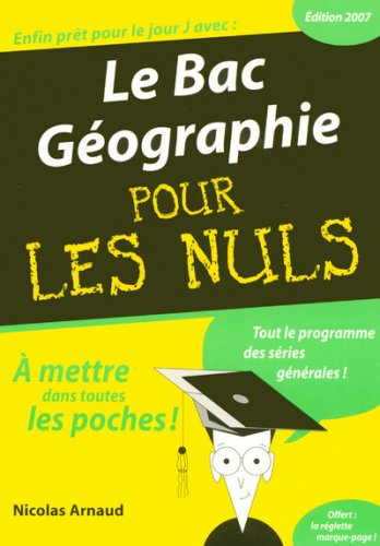 Le bac géographie pour les nuls