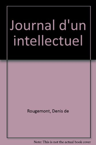 Journal d'un intellectuel en chômage