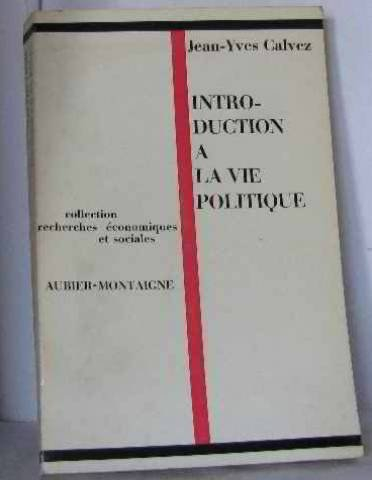 introduction à la vie politique