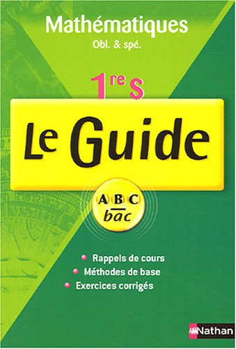 Mathématiques, 1re S