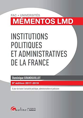 Institutions politiques et administratives de la France : 2017-2018