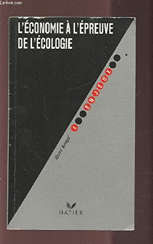 l'économie a l'épreuve de l'écologie