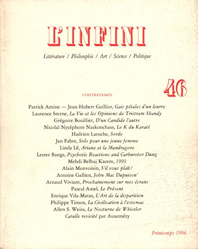 l'infini, numéro 46