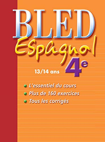 Cahier Bled Espagnol 4e