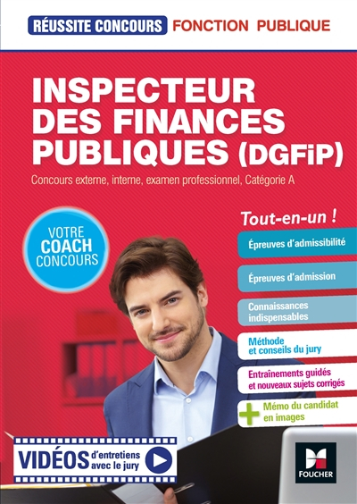 Inspecteur des finances publiques (DGFIP) : concours externe, interne, examen professionnel, catégor