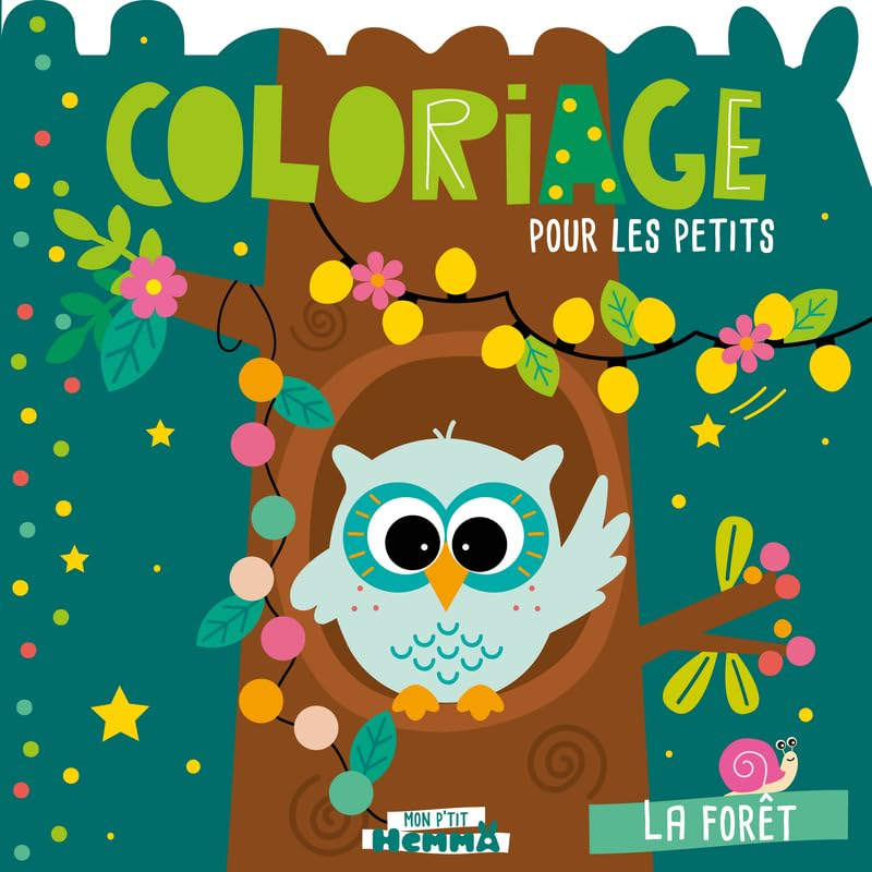 Mon P'tit Hemma : Coloriage pour les petits : La forêt