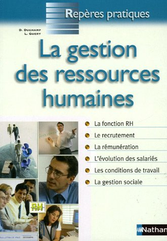 La gestion des ressources humaines