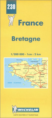 carte routière : bretagne, n, 230