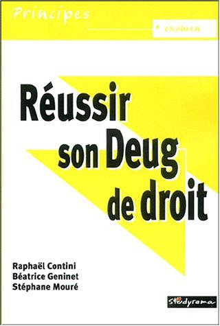 Réussir son Deug de droit