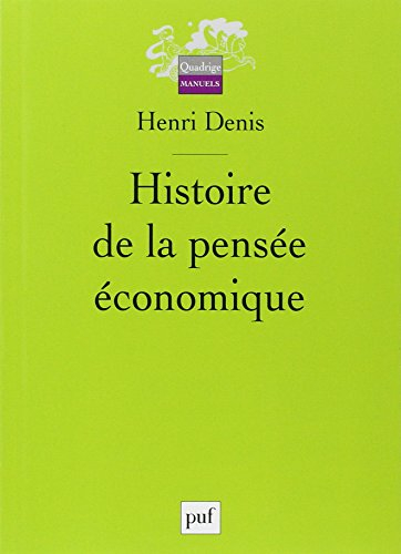 Histoire de la pensée économique