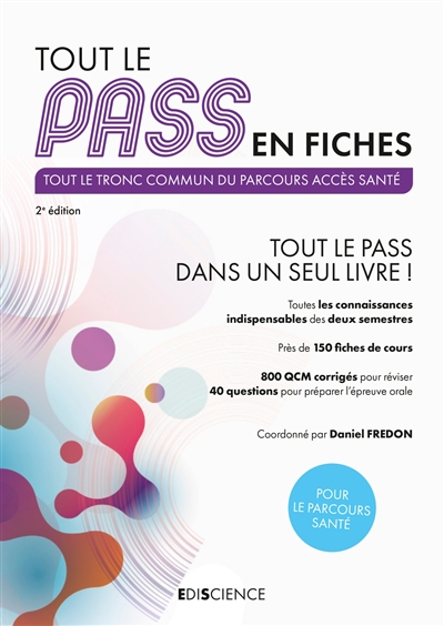 Tout le Pass en fiches : tout le tronc commun du parcours accès santé