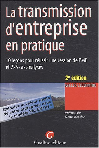 la transmission d'entreprise en pratique