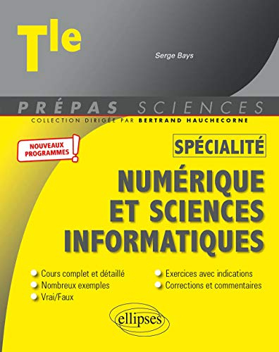 Numérique et sciences informatiques spécialité terminale : nouveaux programmes