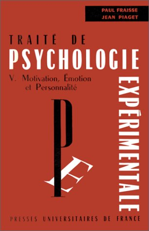 traité de psychologie expérimentale, tome 5, 3e édition