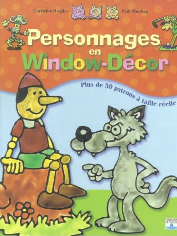 Personnages en window décor